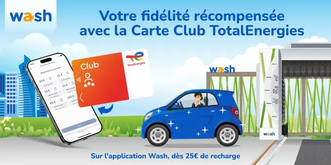 OP Votre fidélité récompensée sur l'application Wash !