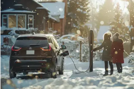 voiture électrique borne hiver - 33%