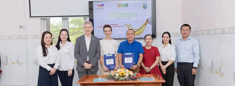 TotalEnergies Signs Partnership Agreement to Recycle Engine Oil in Vietnam